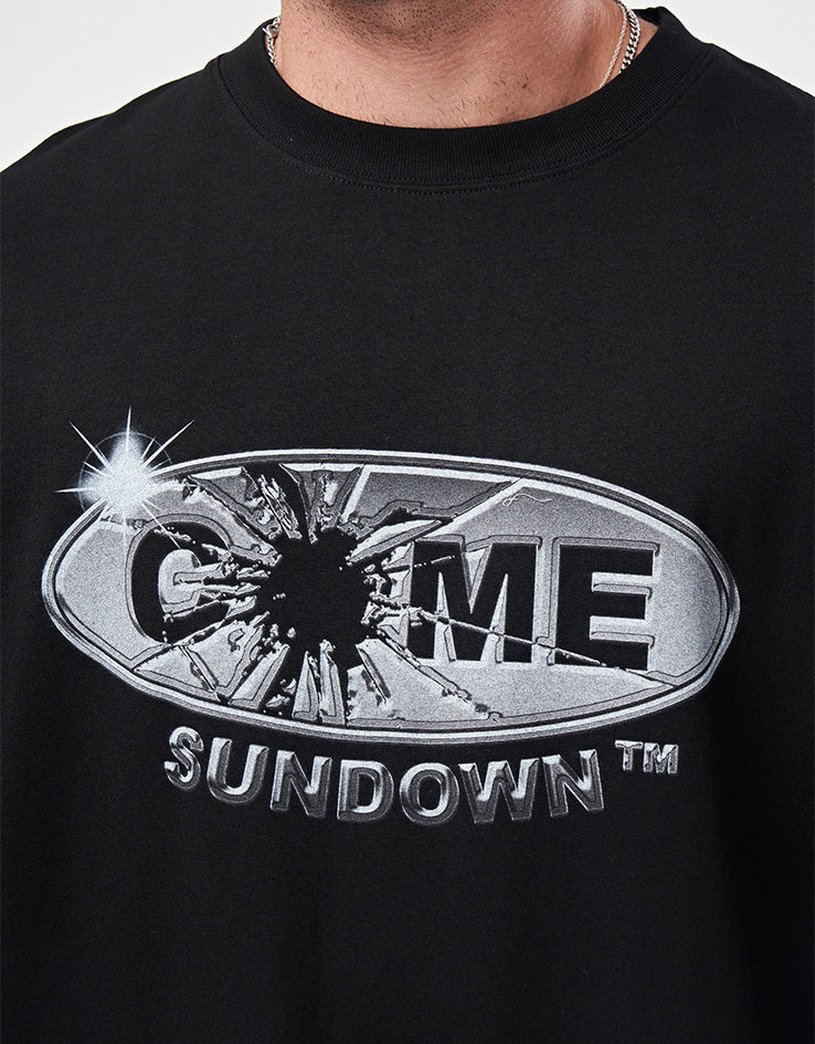 Come Sundown Metallic Taste T-Shirt - Black