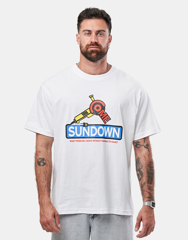 Come Sundown Power T-Shirt - White