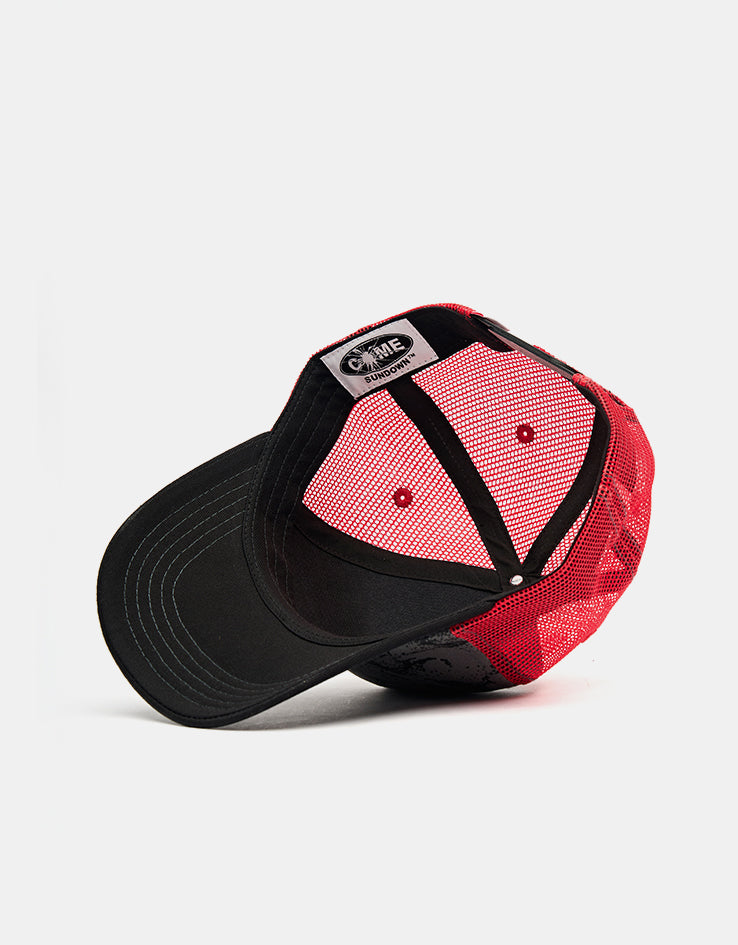 Come Sundown Gravitational Trucker Cap - Black