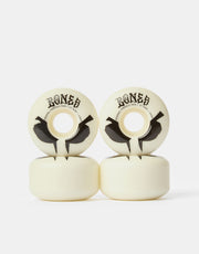 Bones OG Formula V4 Wide 100a White Skateboard Wheels