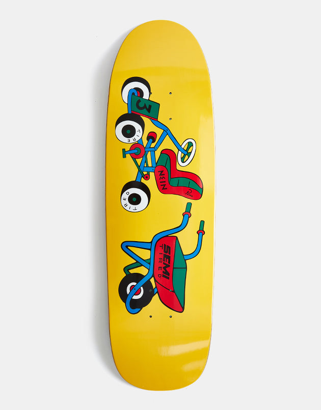 Tired Semi Tired Board Sigar Skateboard Deck - 9.23"
