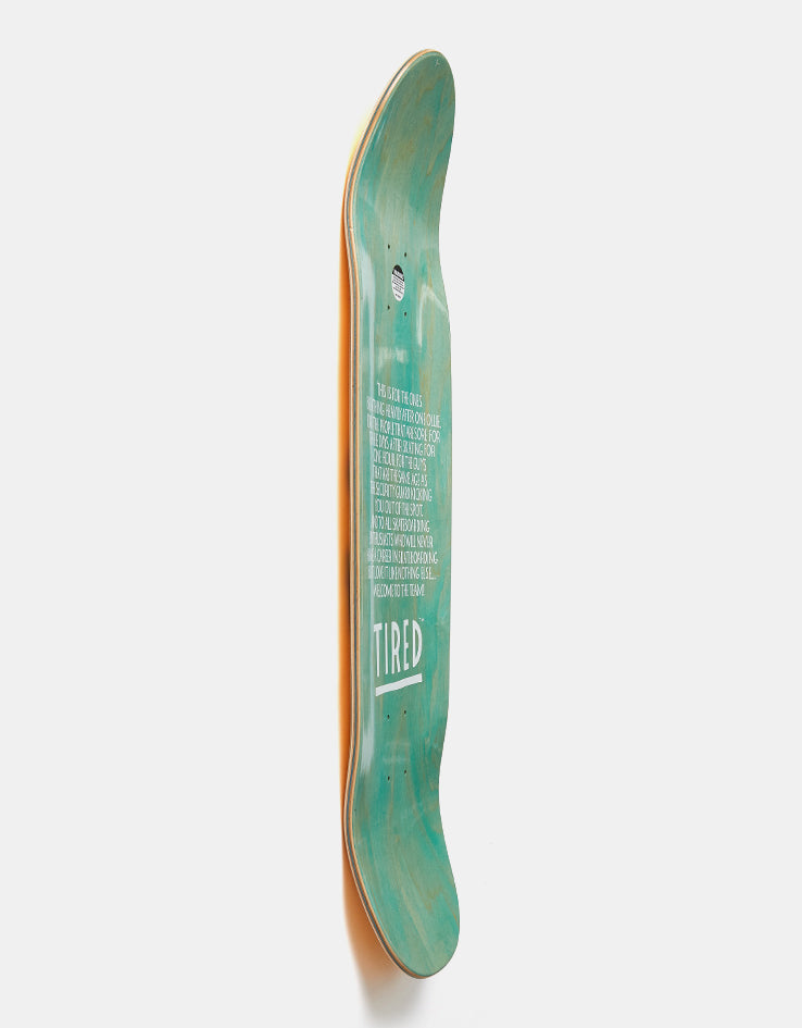 Tired Semi Tired Board Sigar Skateboard Deck - 9.23"