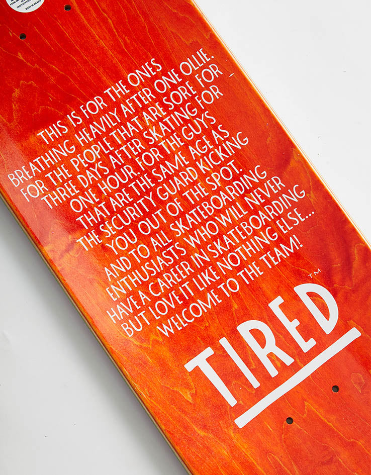 Tired Ghost Regular Skateboard Deck - 8.125"