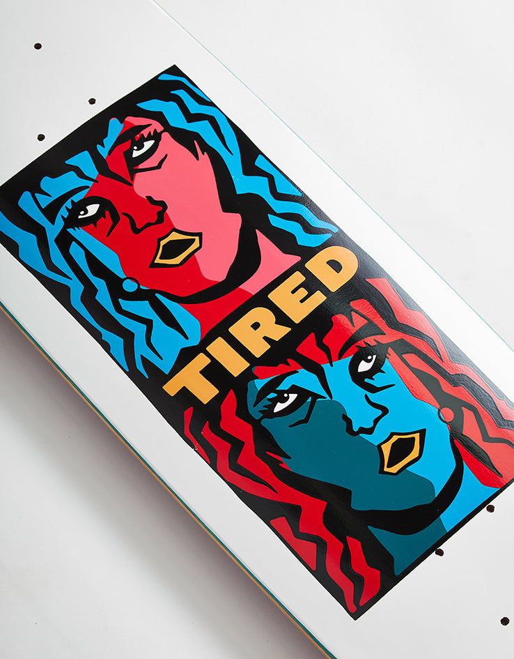 Tired Double Vision Donny Skateboard Deck - 8.625"