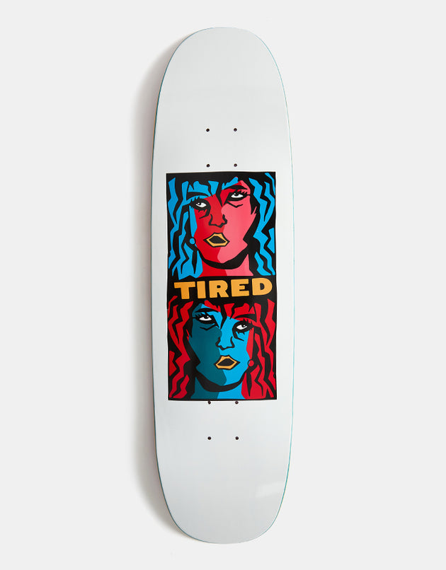 Tired Double Vision Donny Skateboard Deck - 8.625"