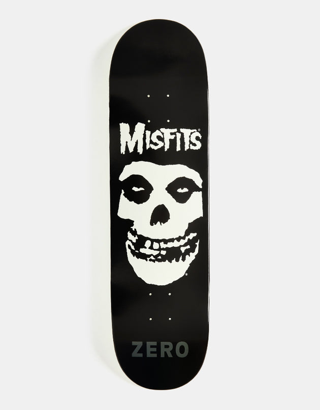 Zero x Misfits Fiend Skull GITD Skateboard Deck - 8.5"