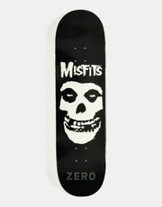 Zero x Misfits Fiend Skull GITD Skateboard Deck - 8.5"