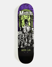 Zero x Misfits Earth A.D. GITD Skateboard Deck - 8.5"