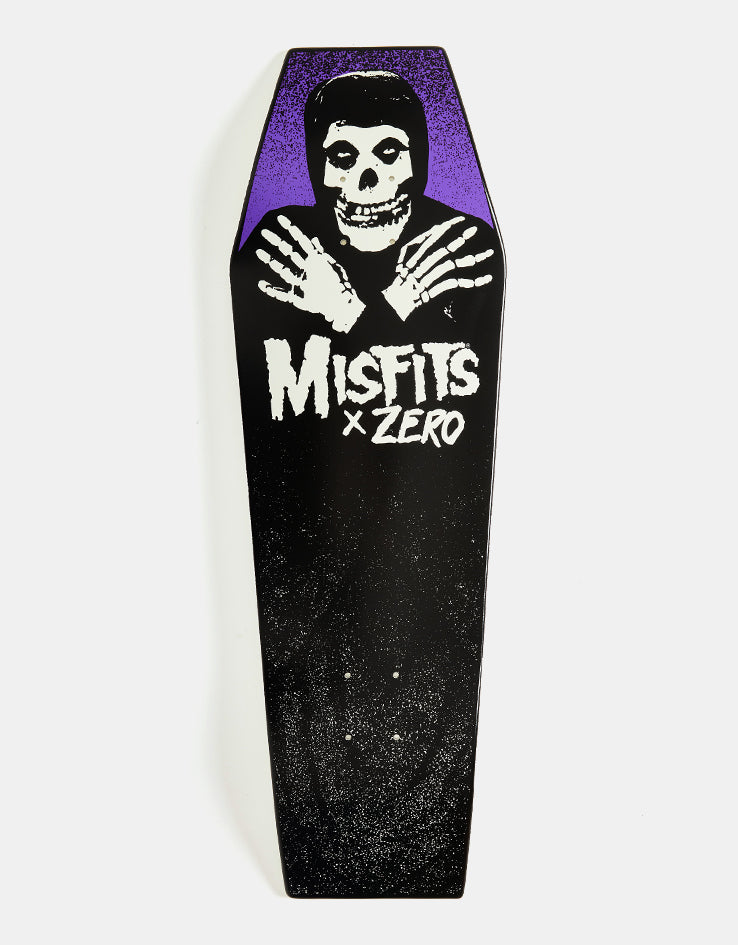 Zero x Misfits Coffin GITD Skateboard Deck - 9.5"