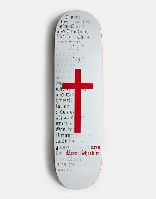 Zero Sheckler Cross Skateboard Deck - 8.5"