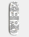 Zero Sheckler Bold Skateboard Deck 8.25"