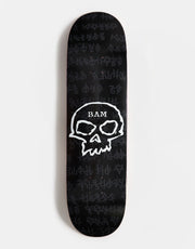 Zero Bam Strigoi Skull Skateboard Deck - 8.5"