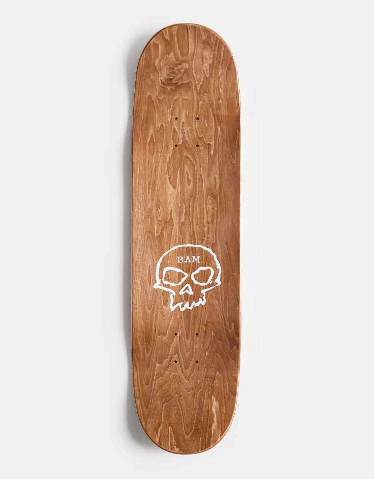 Zero Bam Strigoi Skull Skateboard Deck - 8.5"