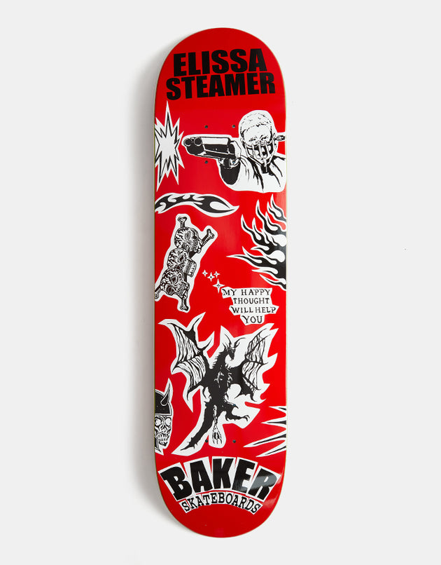Baker Steamer Divine Evil Skateboard Deck - 8”