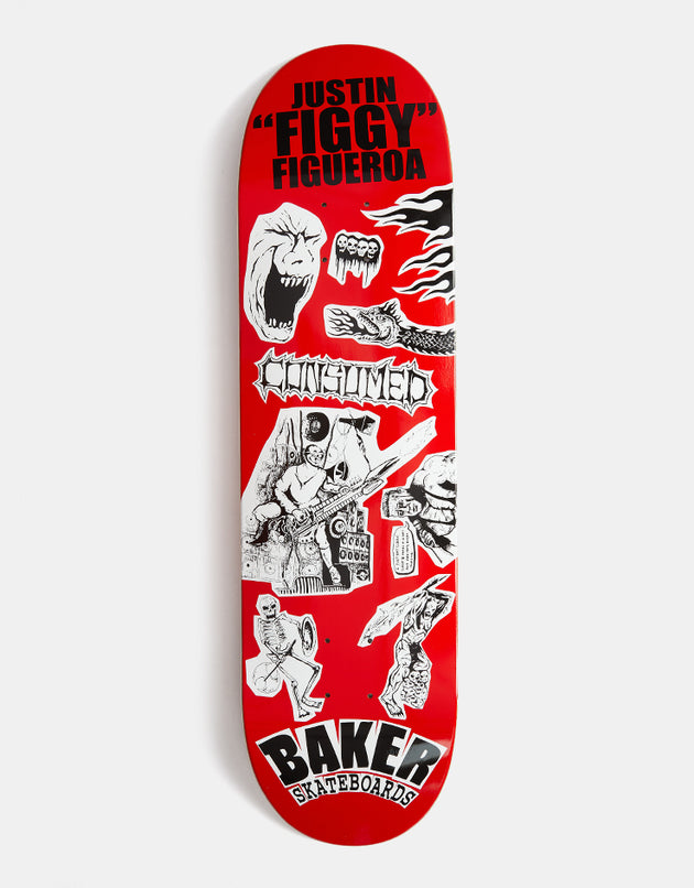 Baker Figgy Divine Evil Skateboard Deck - 8.38"