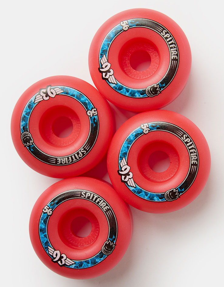 Spitfire Formula Four Radial 93d Pink Skateboard Wheels -56mm