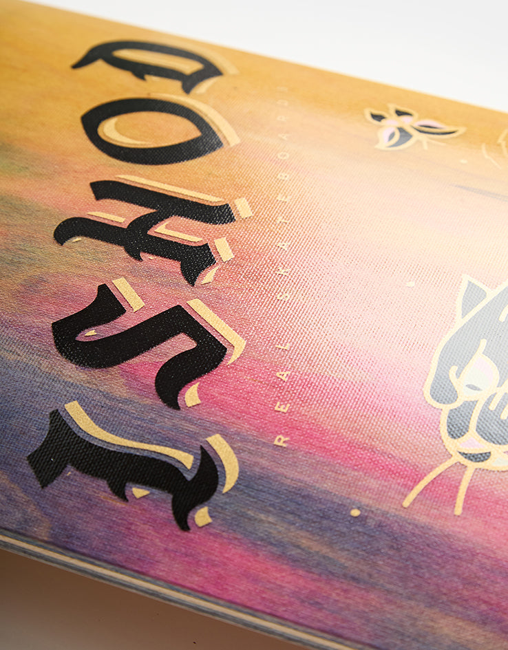 Real Ishod Cat Scratch DBX 'TWIN TAIL' 'SLICK' Skateboard Deck - 8.25"