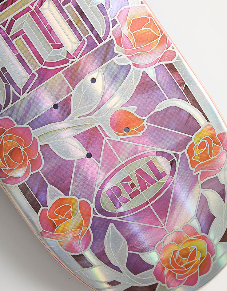 Real HUF Hydrant Holographic Cathedral Skateboard Deck - 8.06"