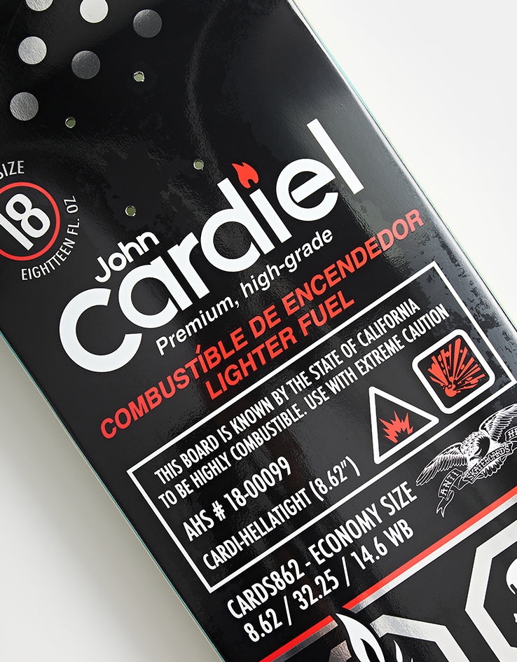 Anti Hero Cardiel Fueled Up Skateboard Deck - 8.62"