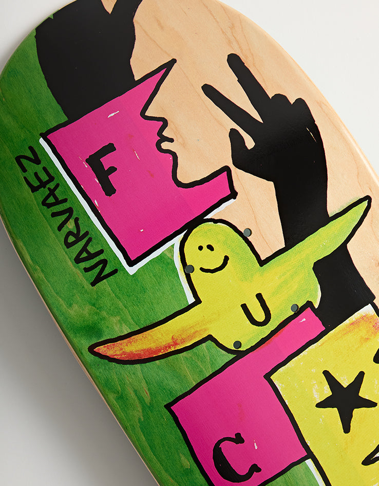 Krooked Narvaez F Off Skateboard Deck - 8.38"