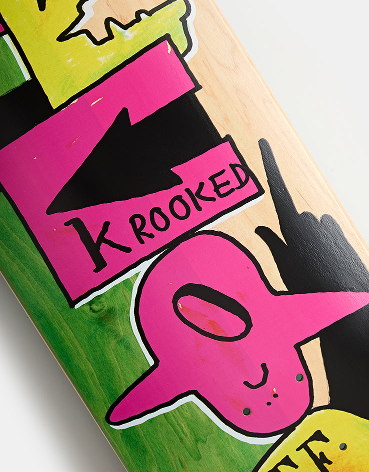 Krooked Narvaez F Off Skateboard Deck - 8.38"