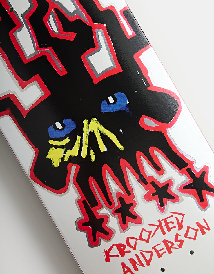 Krooked Manderson Skull King Skateboard Deck - 8.38"
