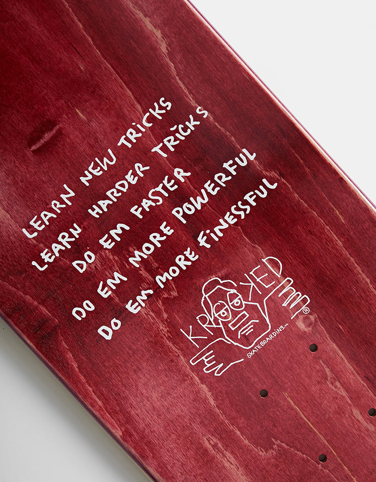 Krooked Cernicky Mad Turtle 'TRUE FIT' Skateboard Deck - 8.5"