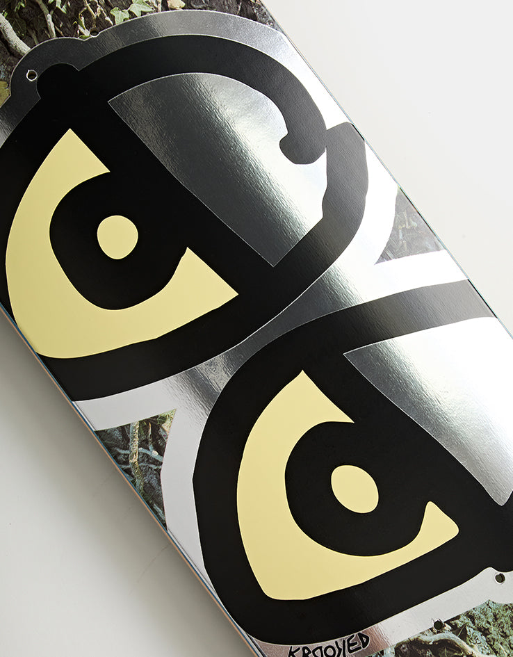 Krooked Eyes Camo Skateboard Deck - 8.5"