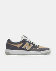 New Balance Numeric 480 WIDE FIT Skate Shoes - Meteorite/Tan