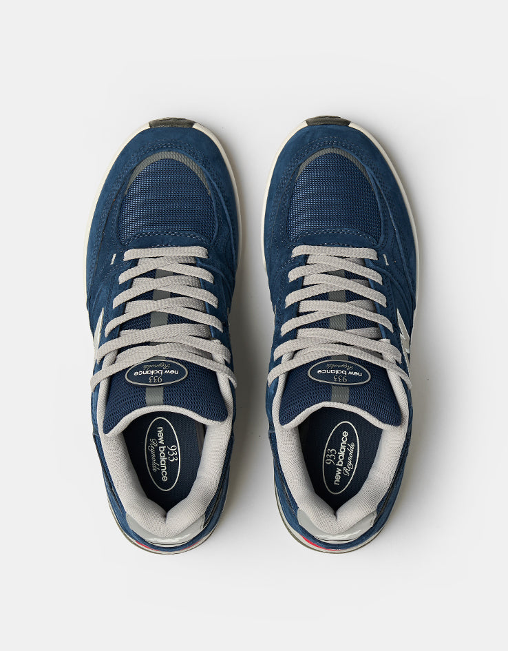 New Balance Numeric 933 Andrew Reynolds Skate Shoes - Navy/White