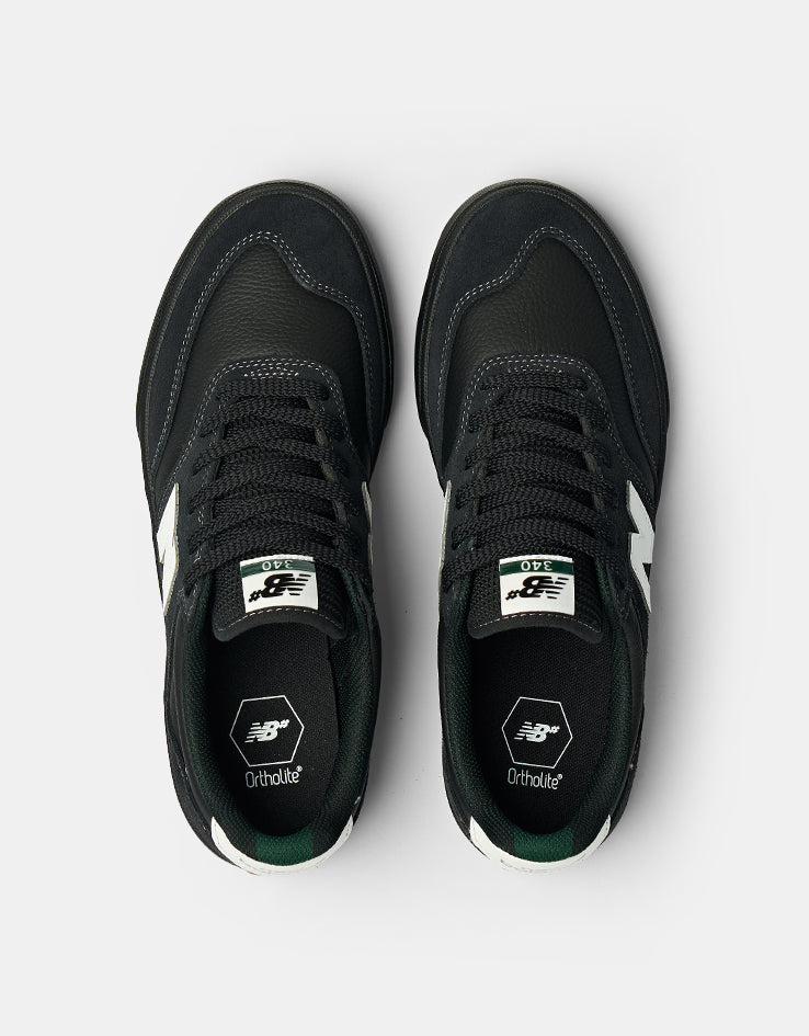 New Balance Numeric 340 Skate Shoes - Black/Black