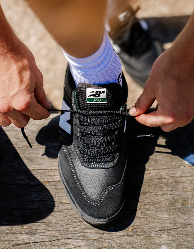 New Balance Numeric 340 Skate Shoes - Black/Black