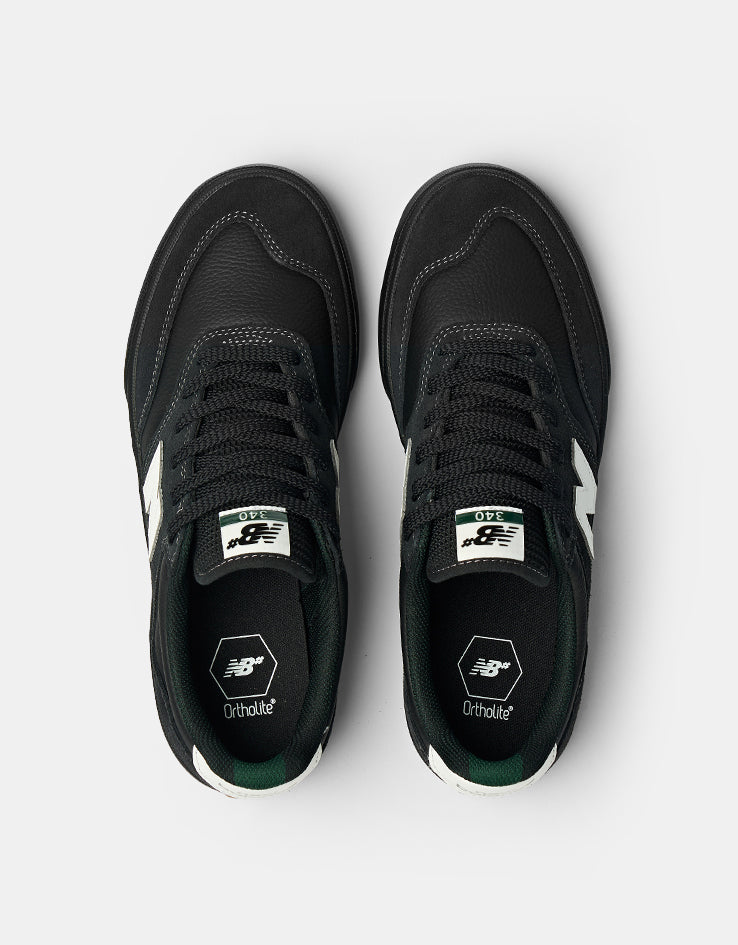 New Balance Numeric 340 Skate Shoes - Black/Black