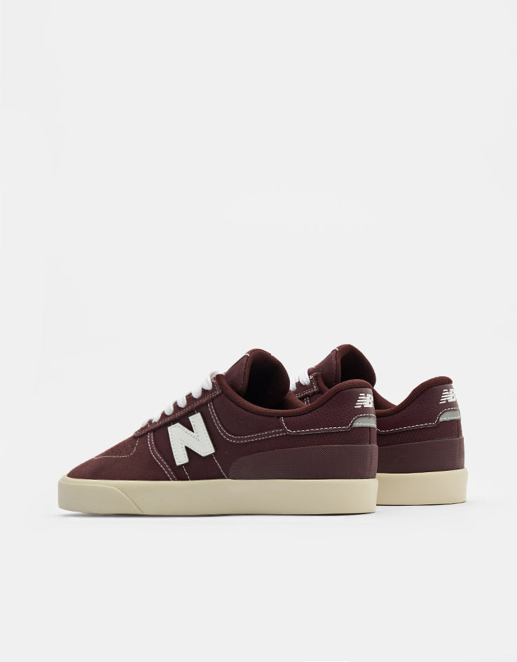 New Balance Numeric 272 Skate Shoes - Burgundy/White