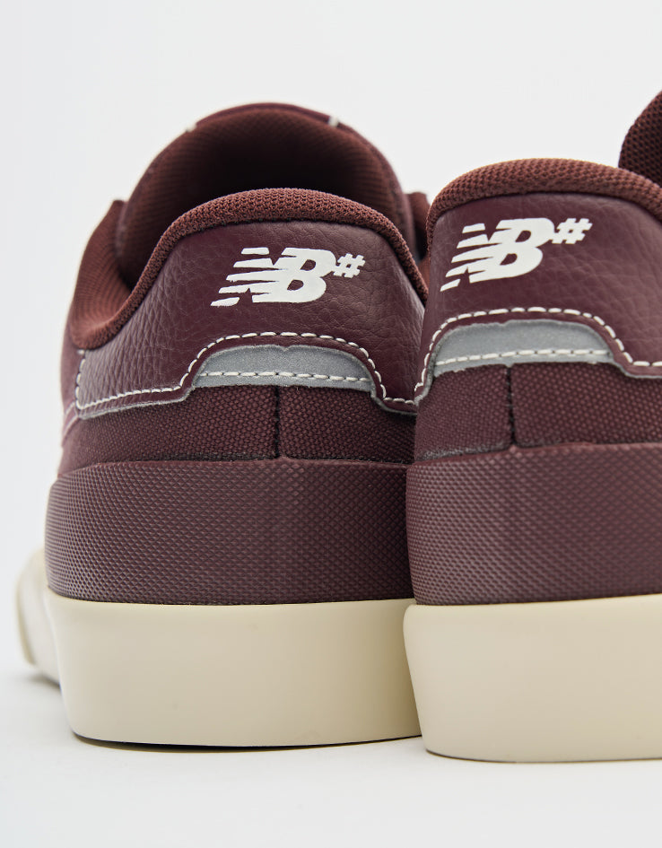 New Balance Numeric 272 Skate Shoes - Burgundy/White