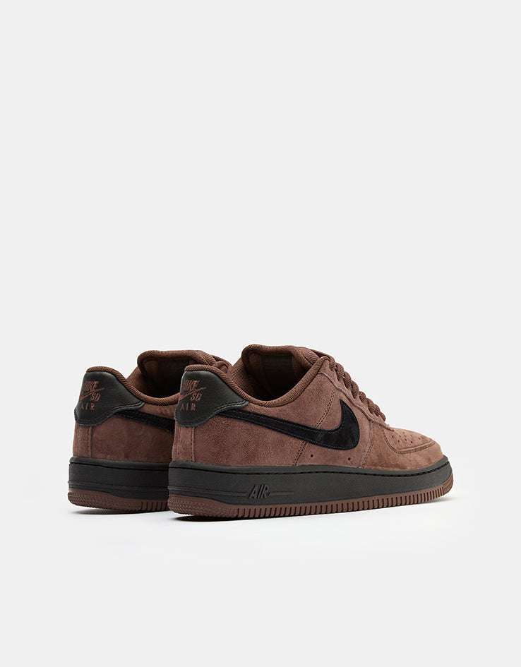 Nike SB Air Force 1 Skate Shoes - Lt Chocolate/Black-Lt Chocolate