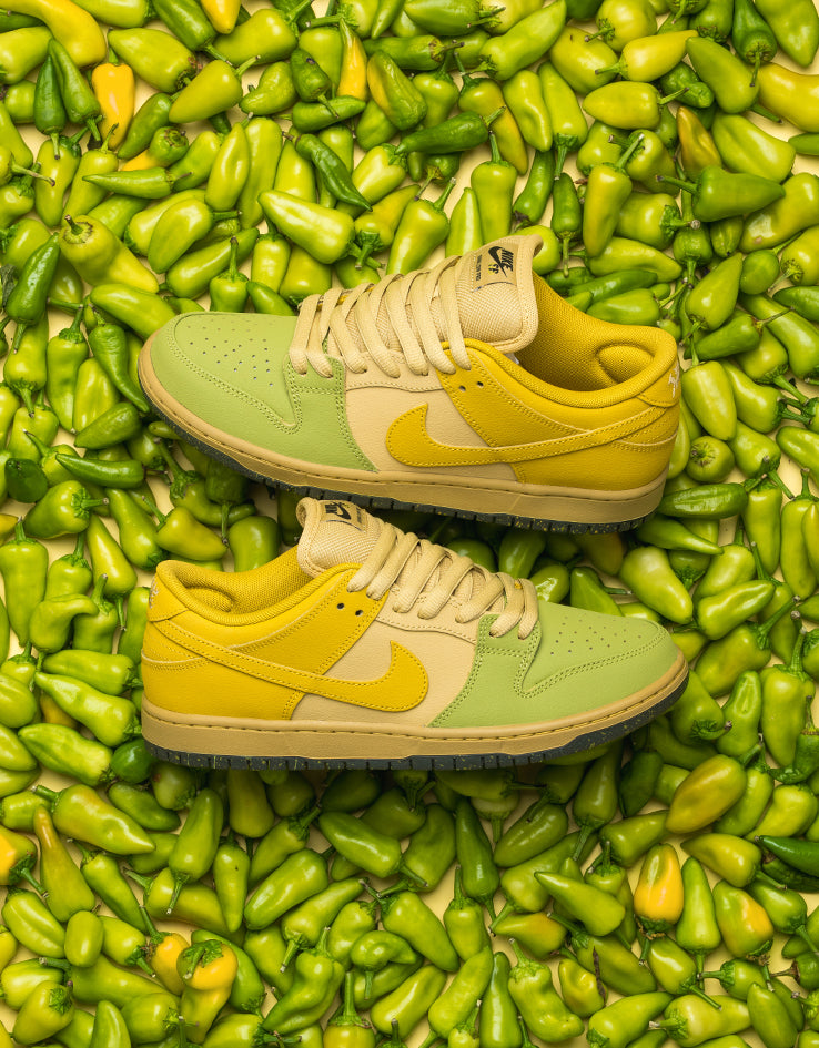 Nike SB Dunk Low Pro Skate Shoes - Saffron Quartz/Saffron Quartz-Pear
