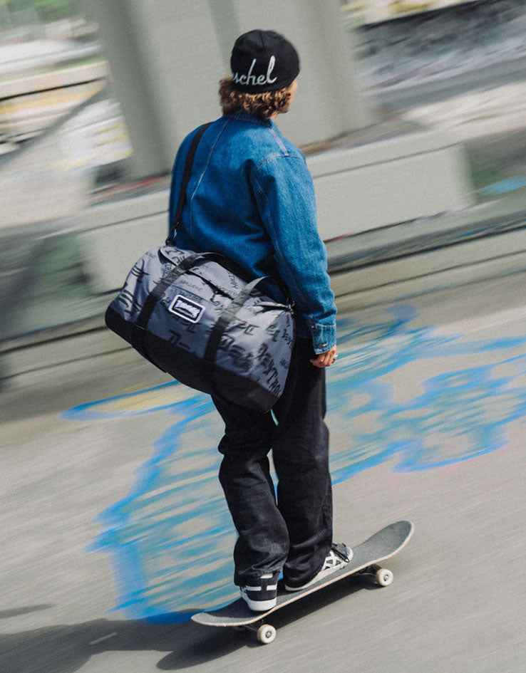 Herschel x Thrasher Heritage™Skate Duffle Nylon - Asphalt/Black Destroy