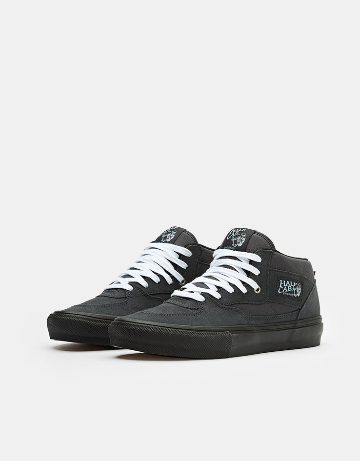 Vans Skate Half Cab Shoes - Charcoal Grey/Black
