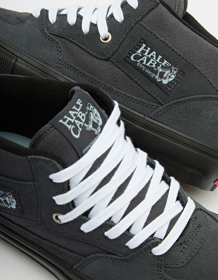 Vans Skate Half Cab Shoes - Charcoal Grey/Black