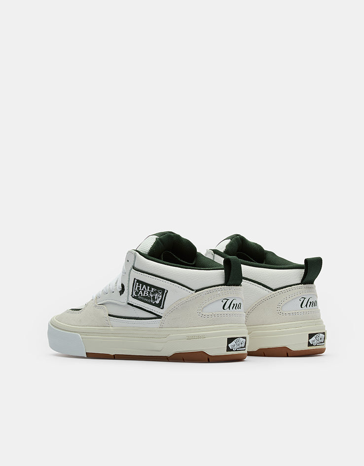 Vans Skate Half Cab Wafflecup Shoes - Una White/Gum