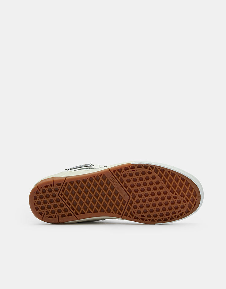 Vans Skate Half Cab Wafflecup Shoes - Una White/Gum