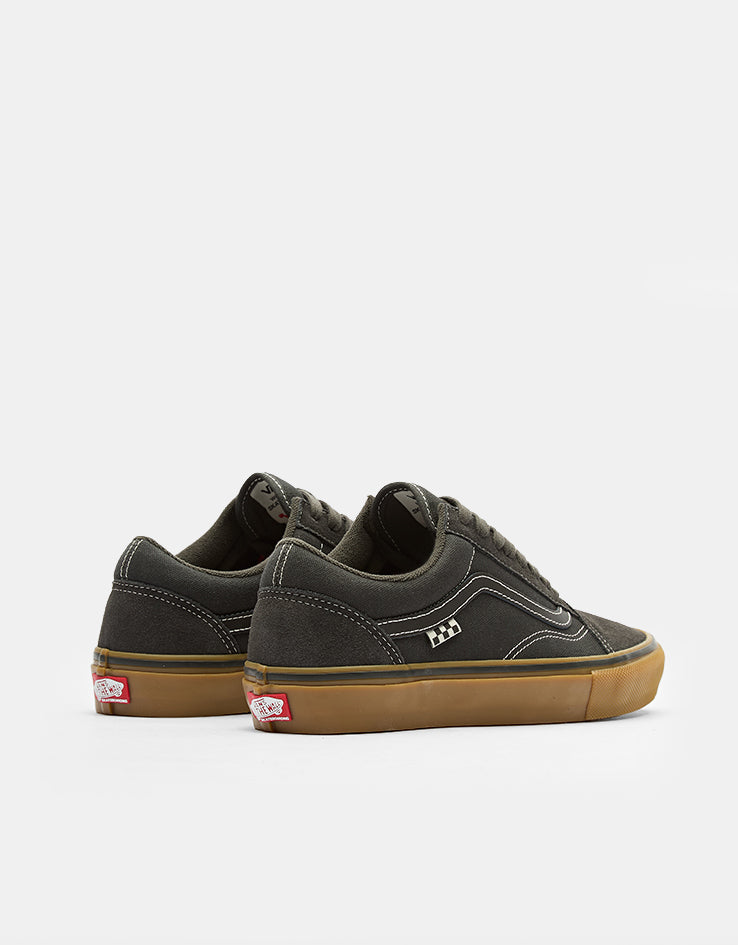 Vans Skate Old Skool Shoes - Faded Black/Gum