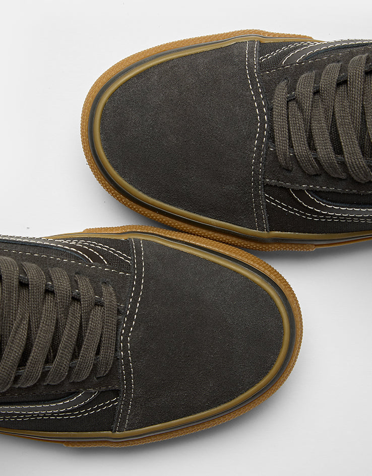 Vans Skate Old Skool Shoes - Faded Black/Gum