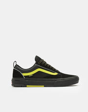 Vans Skate Old Skool Wafflecup Shoes - Reflective Black/Lime