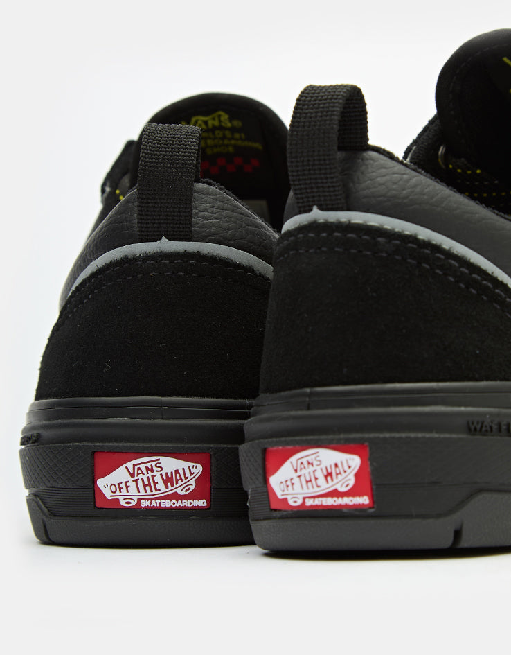 Vans Skate Old Skool Wafflecup Shoes - Reflective Black/Lime