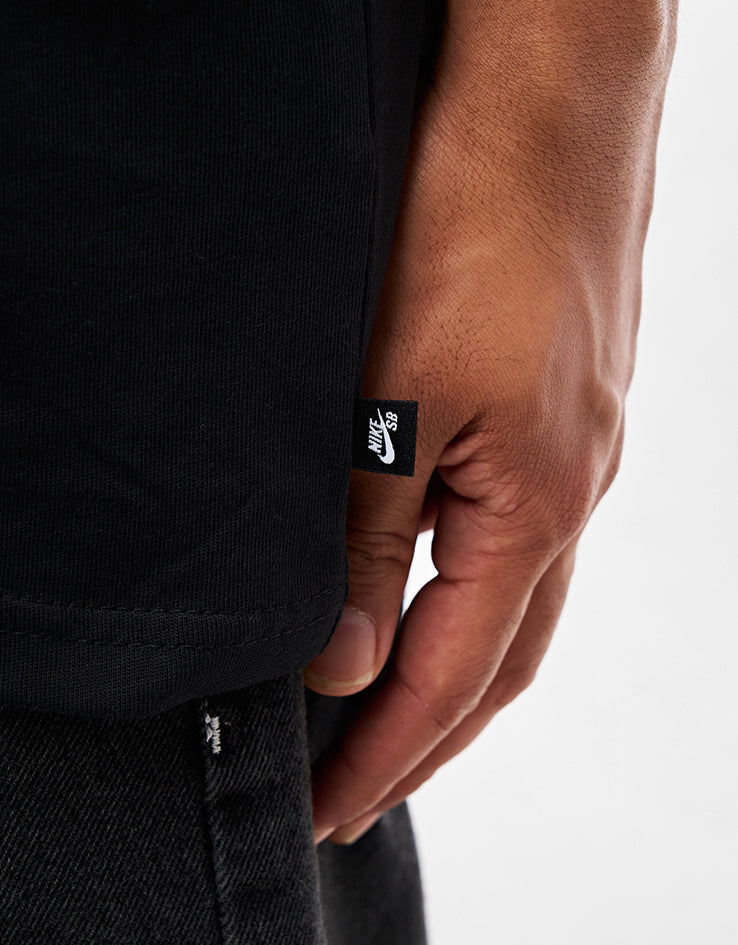 Nike SB Phone T-Shirt - Black