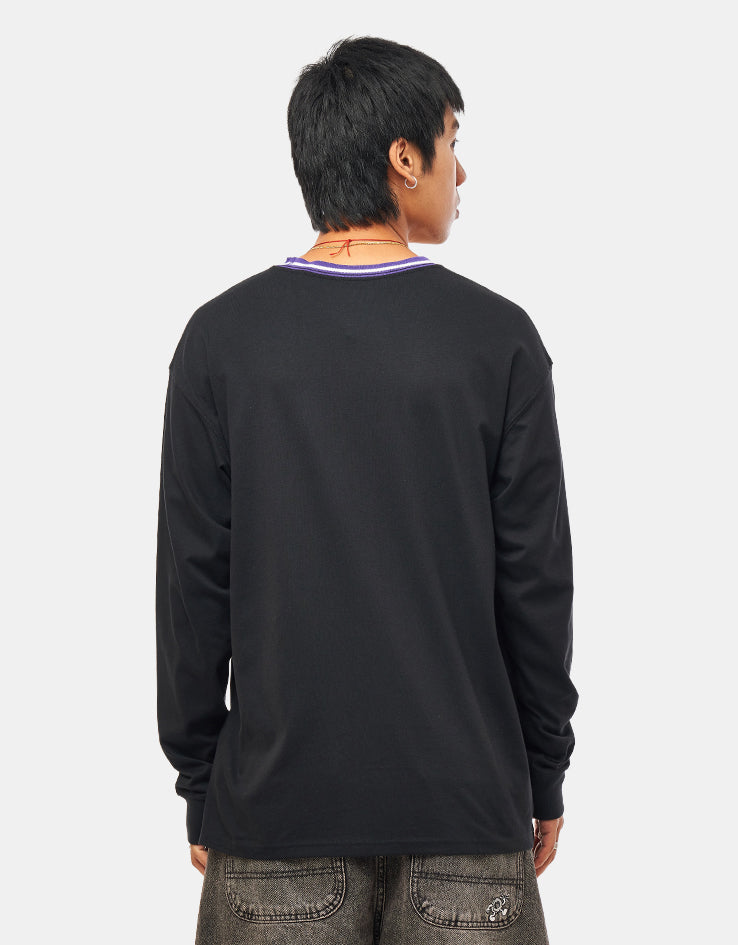 Nike SB L/S Rugby Shirt - Black
