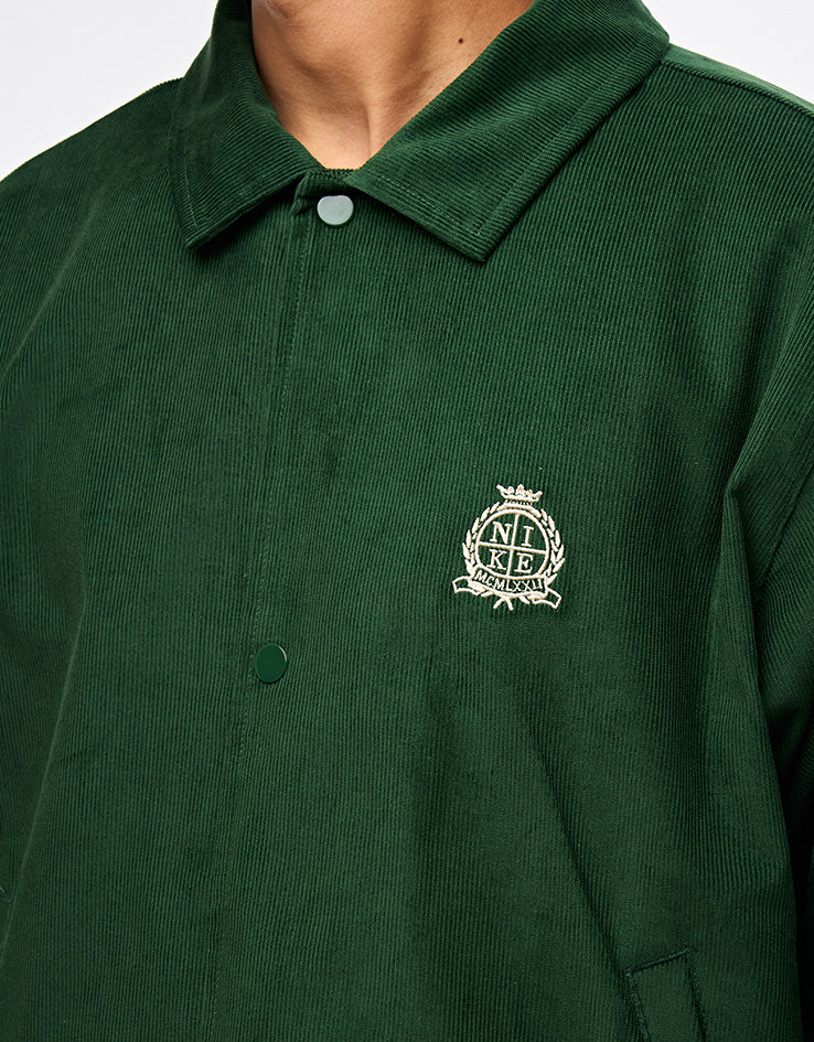 Nike Corduroy Coaches Jacket - Fir/Sanddrift