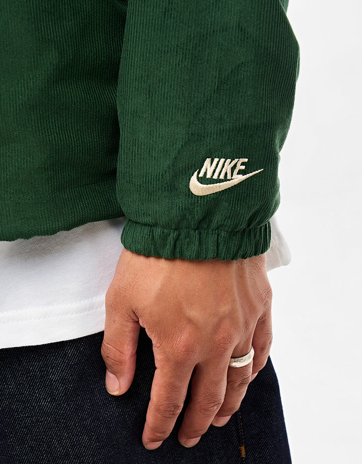 Nike Corduroy Coaches Jacket - Fir/Sanddrift